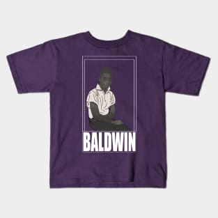 James Baldwin Portrait Kids T-Shirt